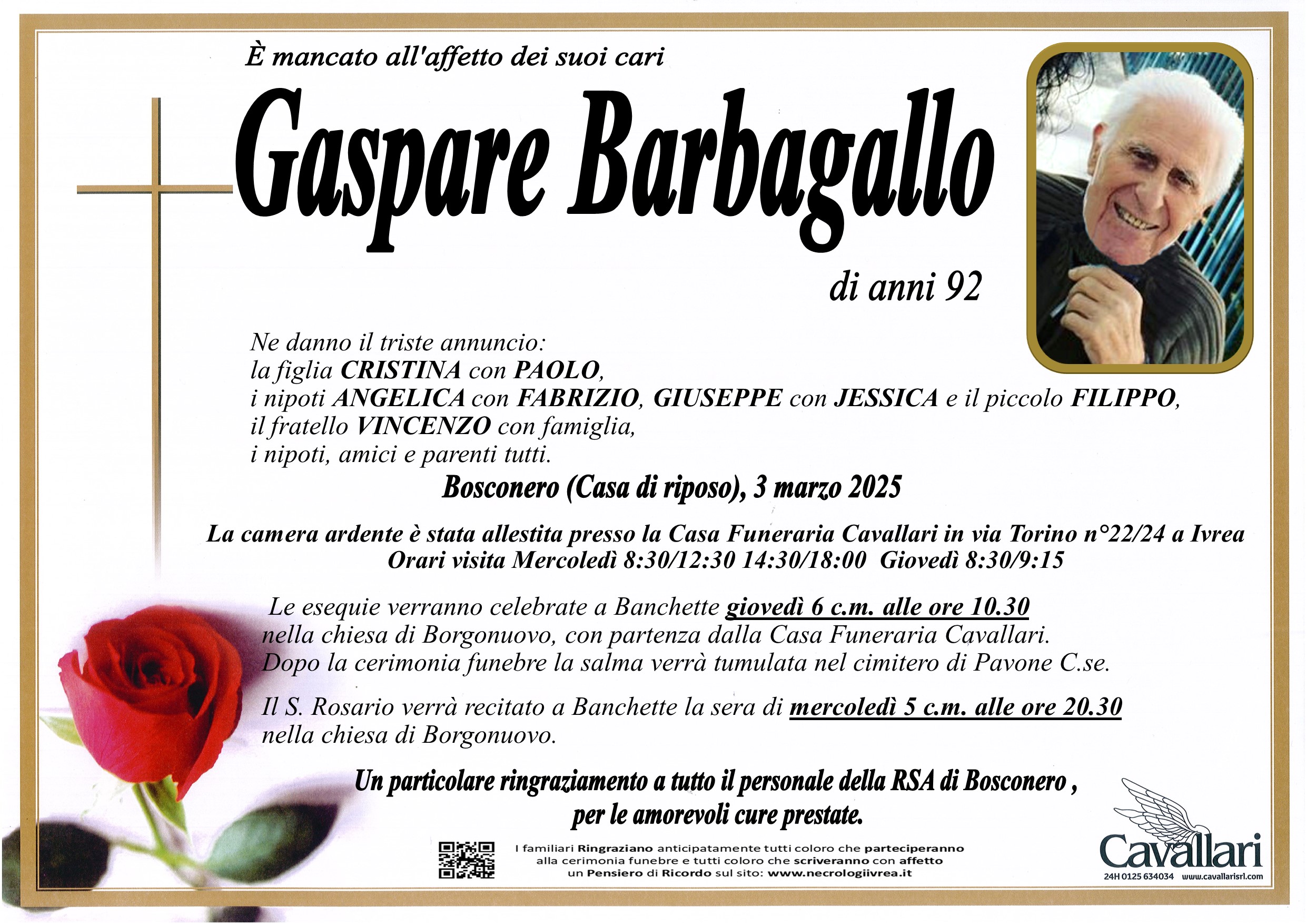 Annuncio famiglia