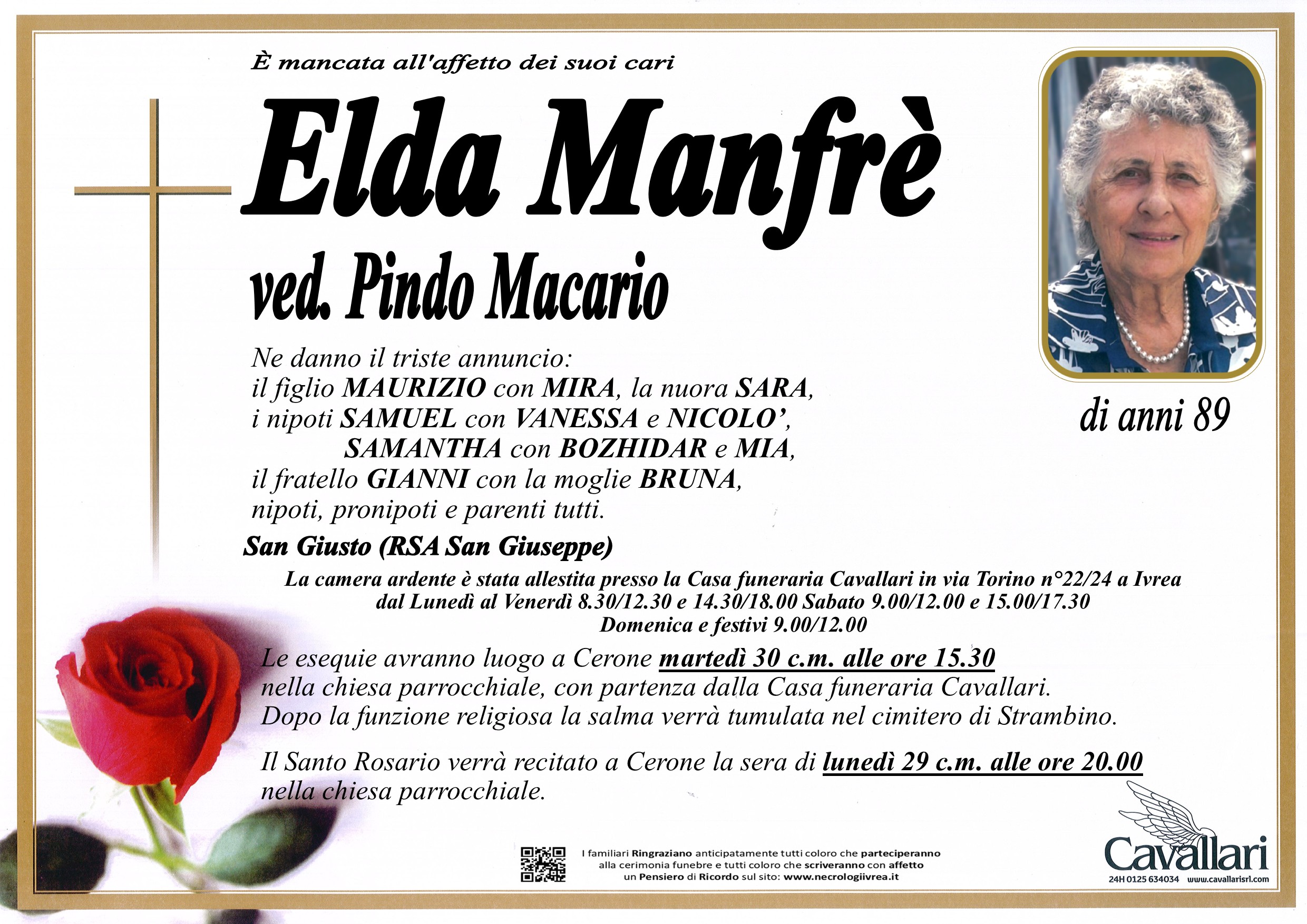 Annuncio famiglia