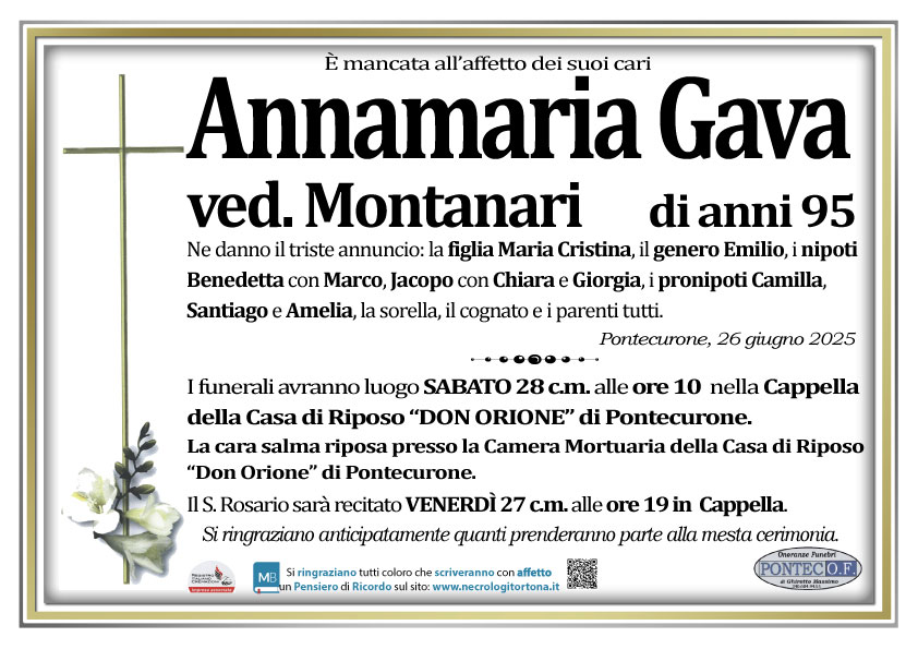 Annuncio famiglia