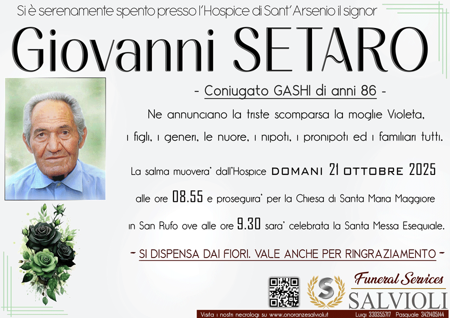Annuncio famiglia