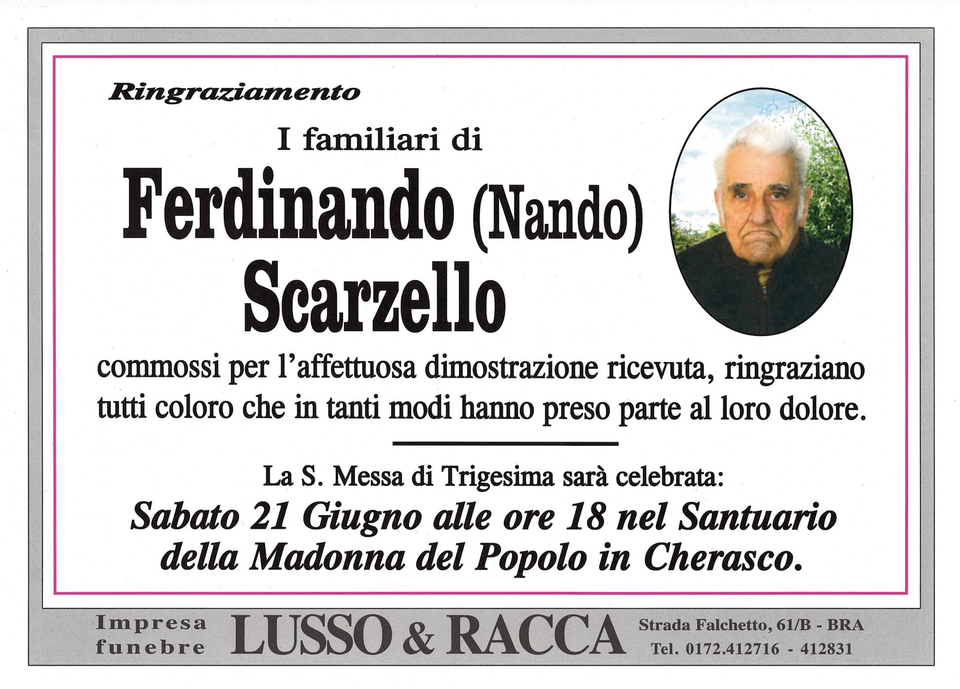 Ringraziamento