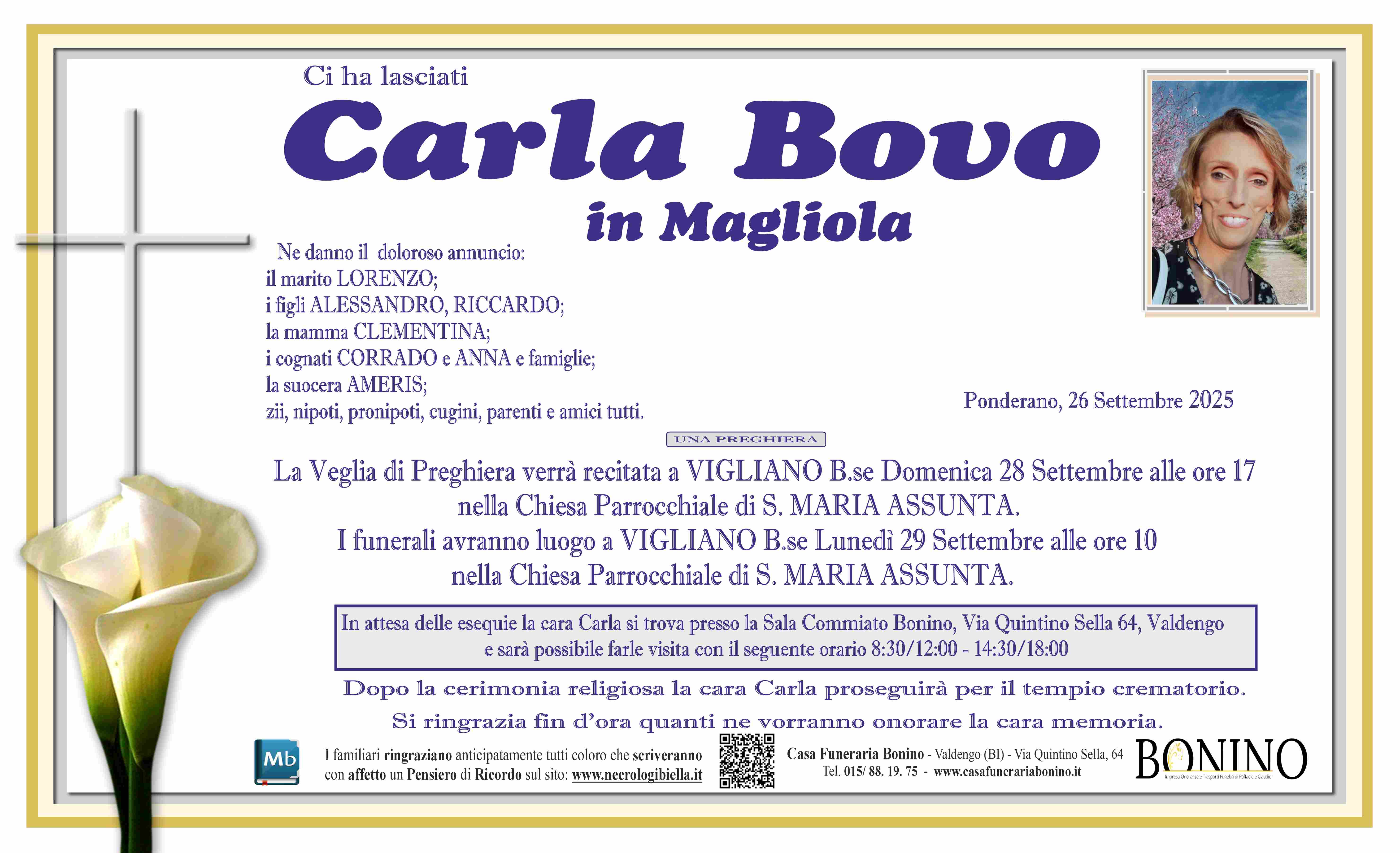 Annuncio famiglia