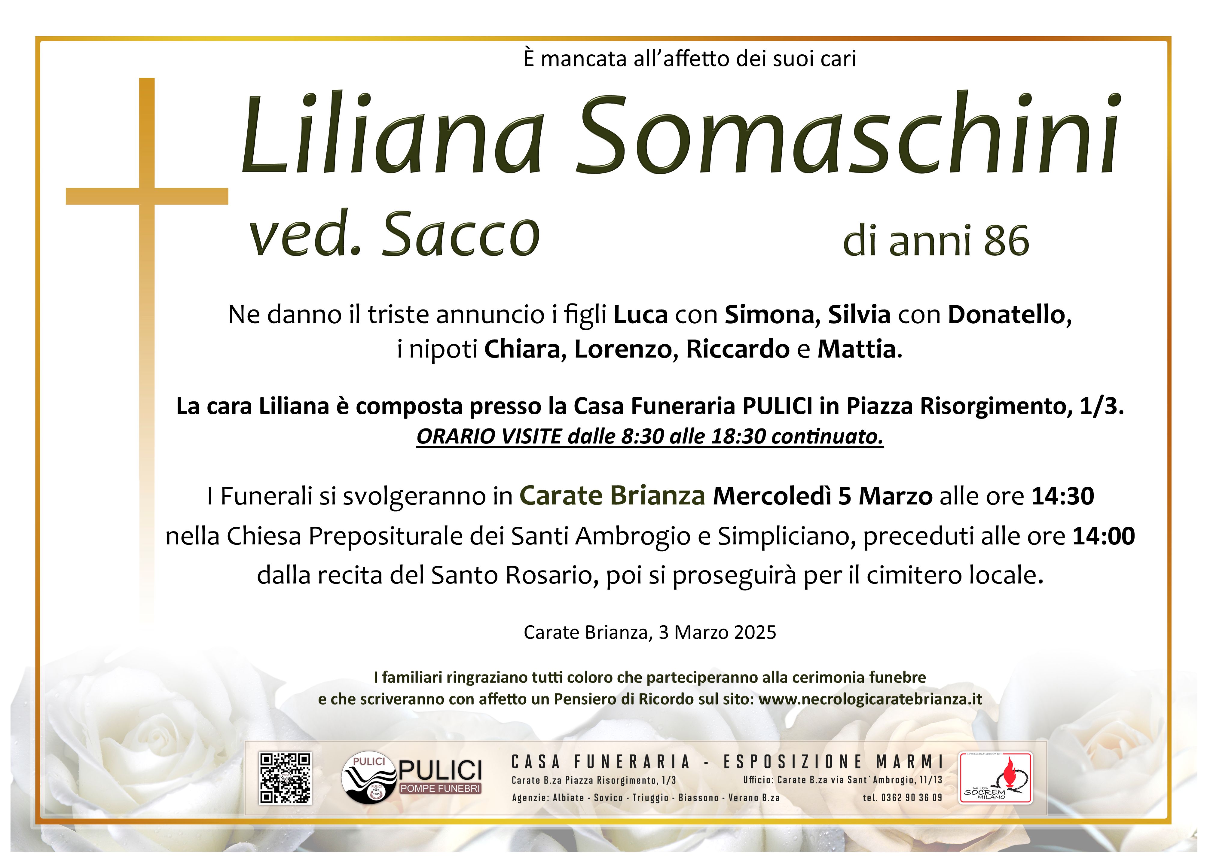 Annuncio famiglia