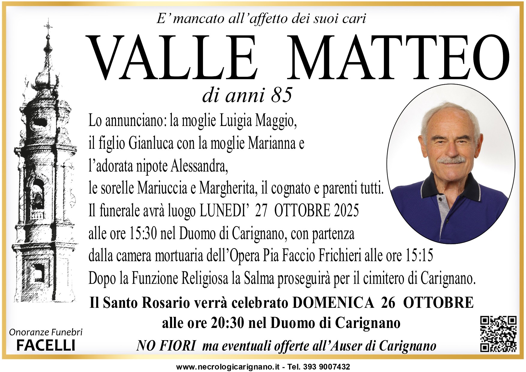 Annuncio famiglia