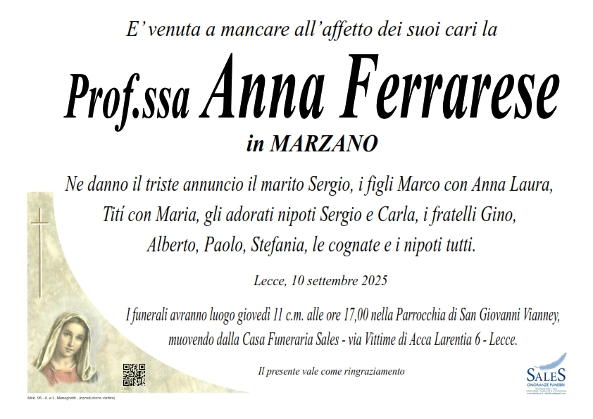 Annuncio famiglia