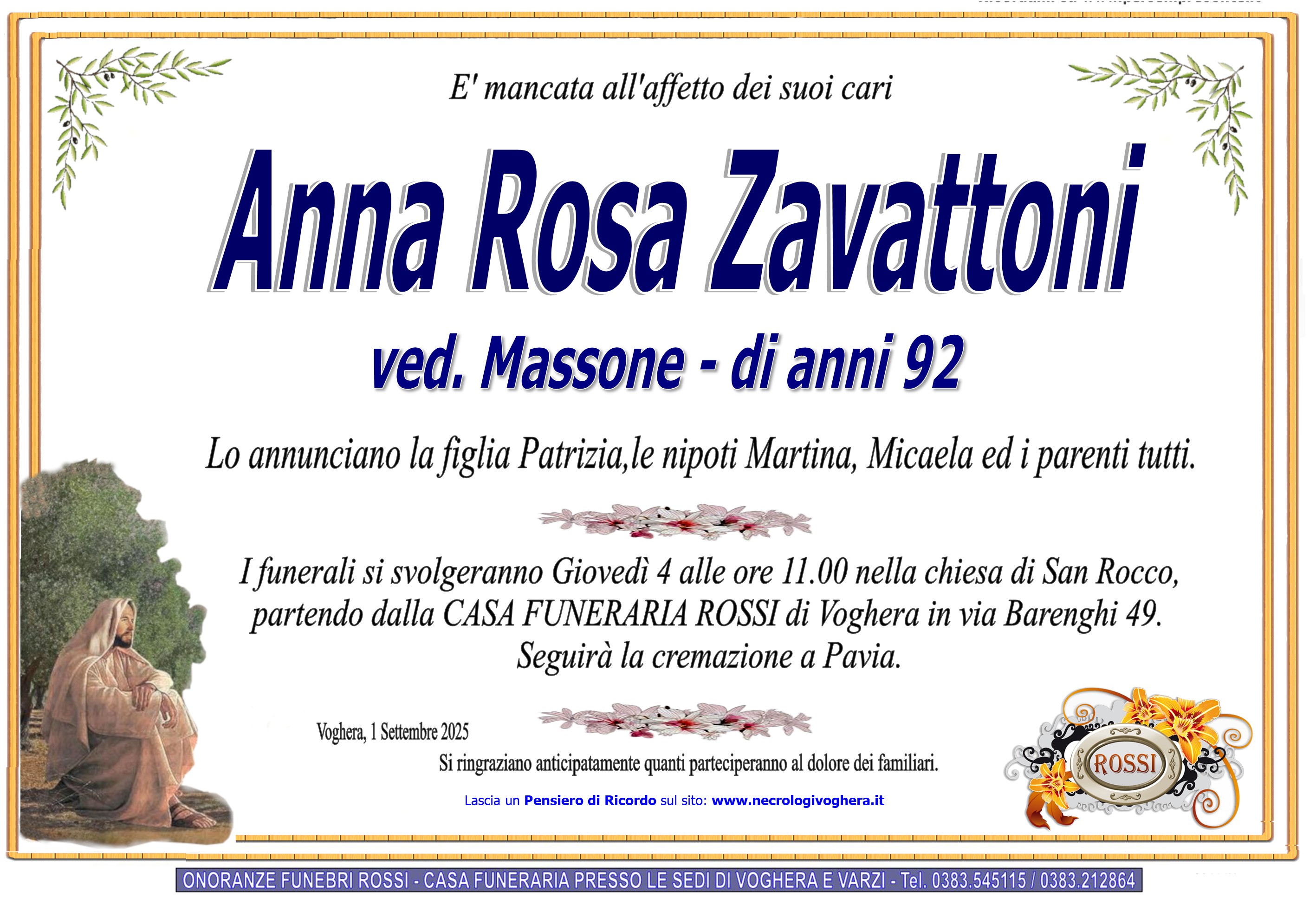 Annuncio famiglia