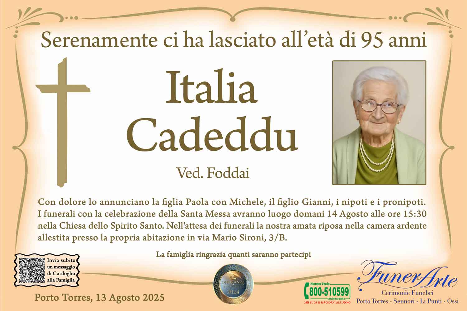 Annuncio famiglia