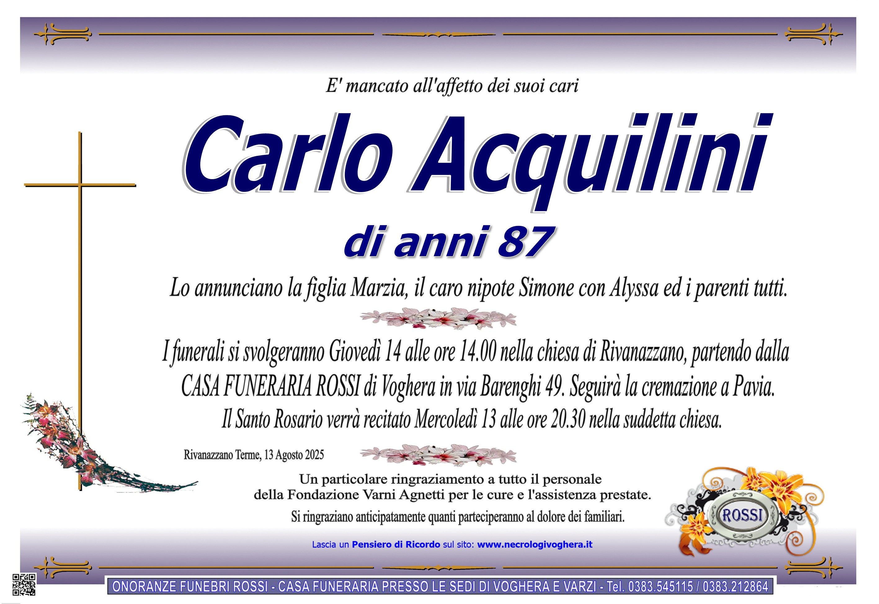 Annuncio famiglia