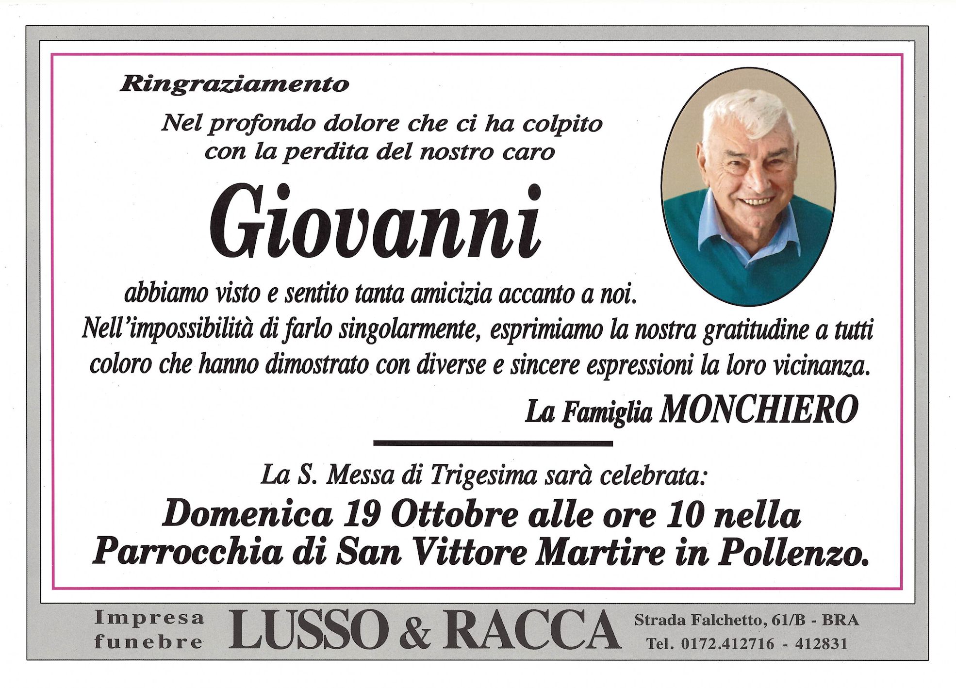 Ringraziamento