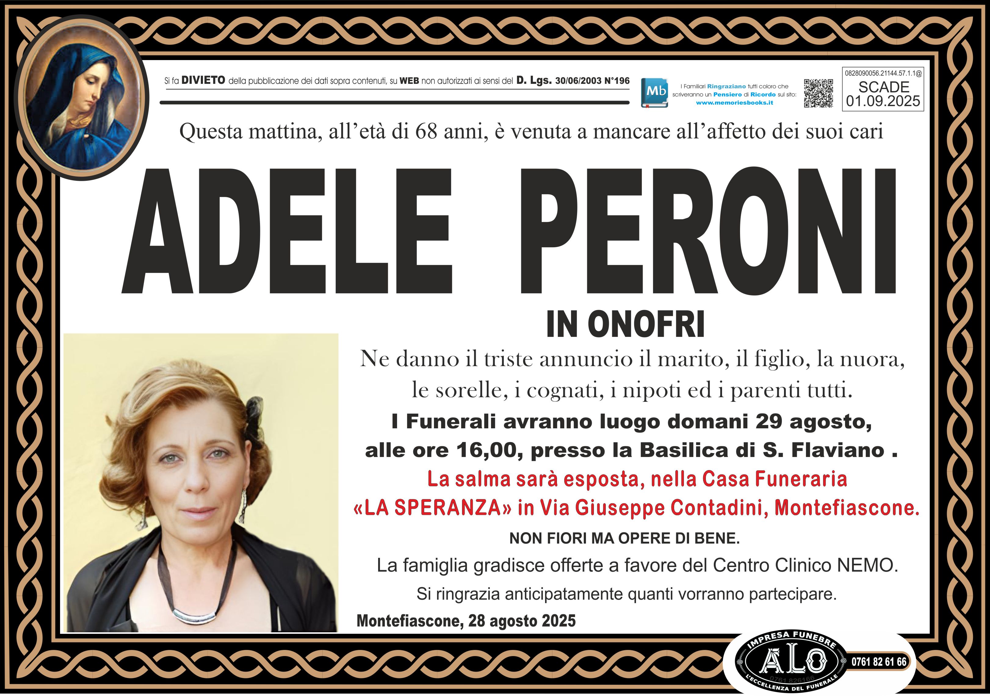 Annuncio famiglia