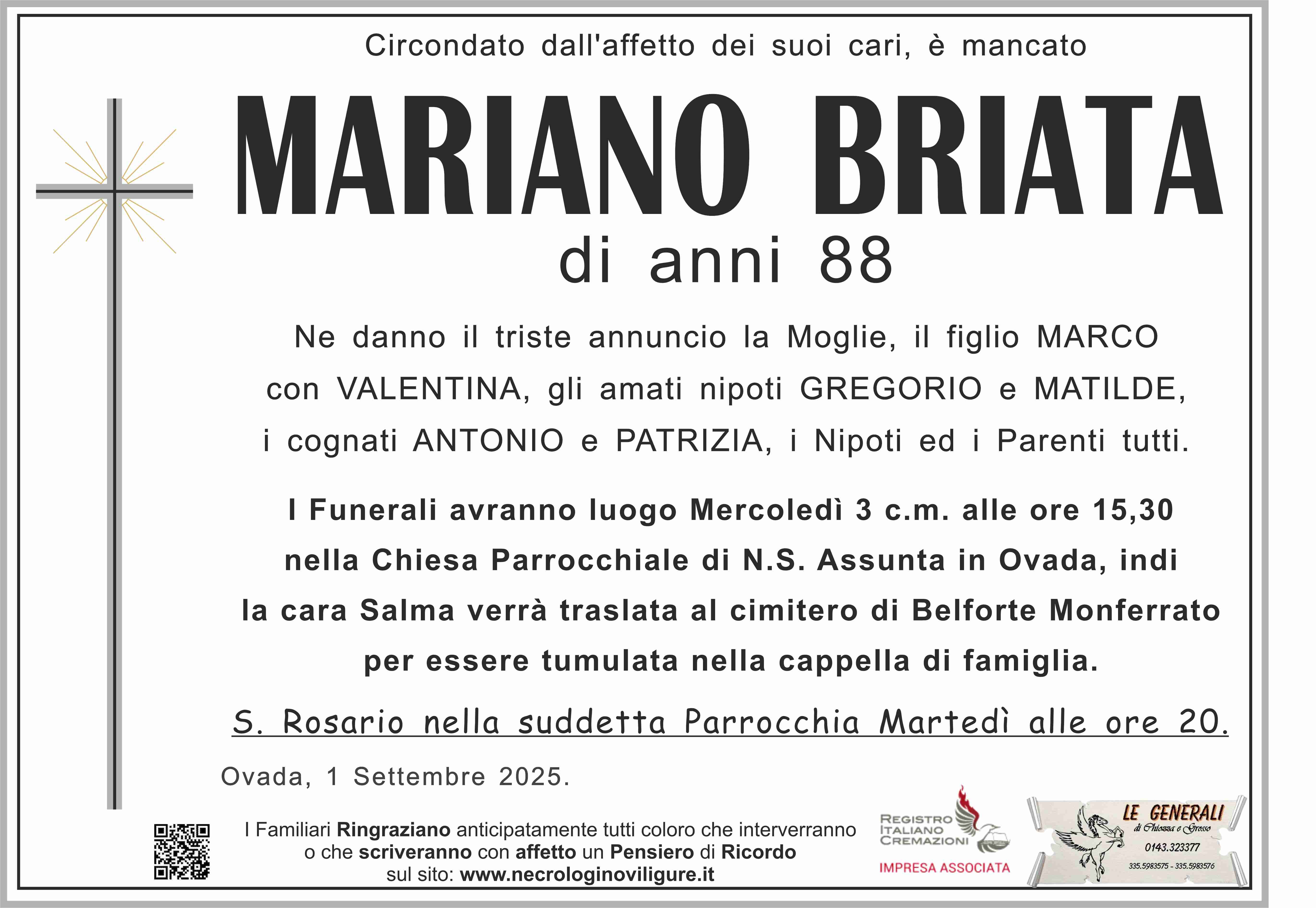 Annuncio famiglia
