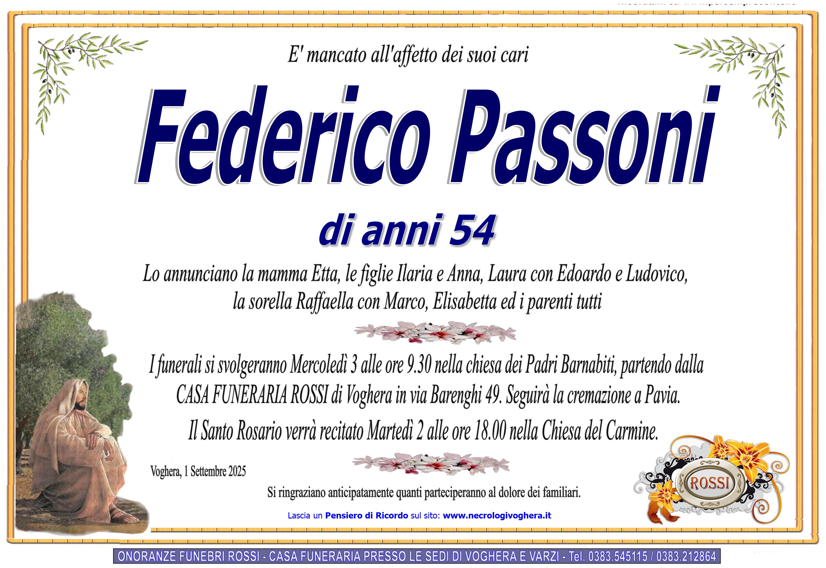 Annuncio famiglia