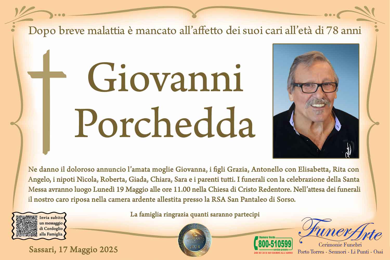 Annuncio famiglia