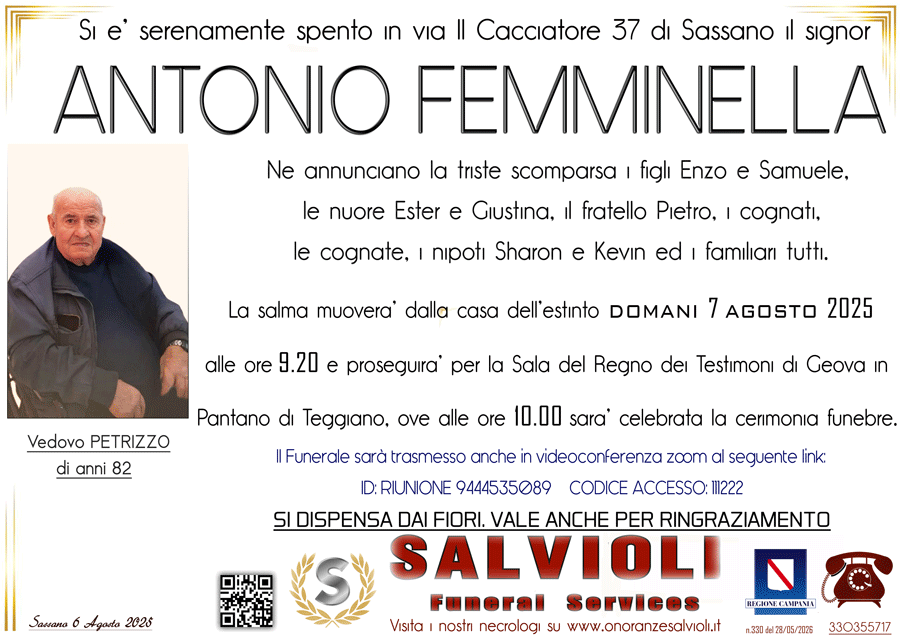 Annuncio famiglia