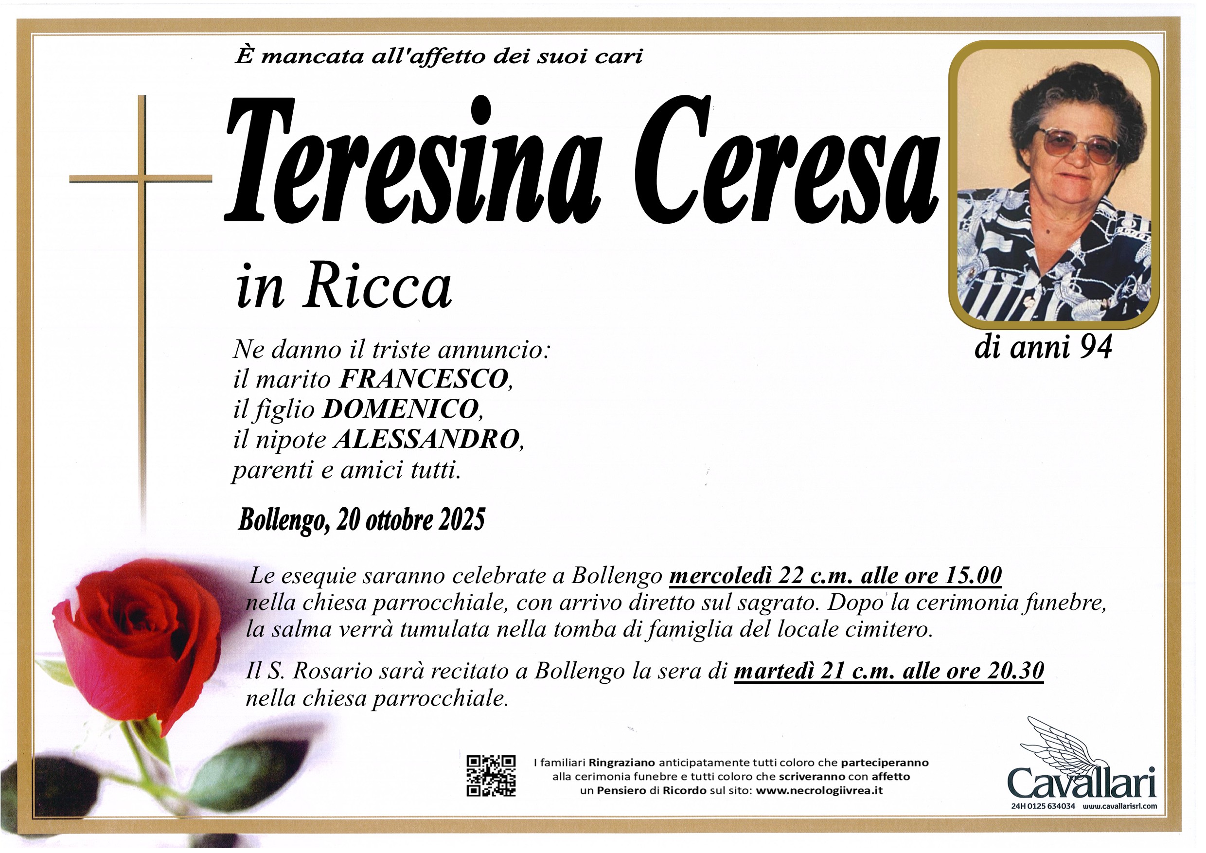 Annuncio famiglia