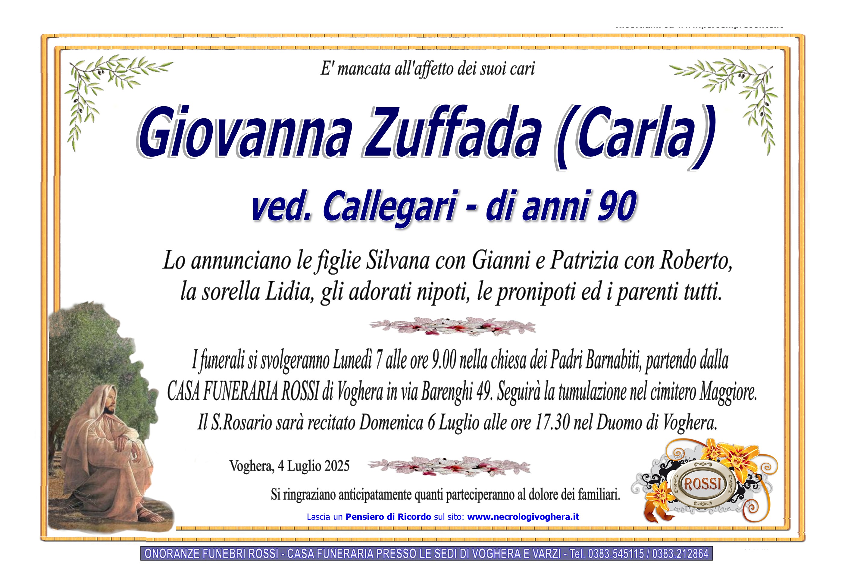 Annuncio famiglia