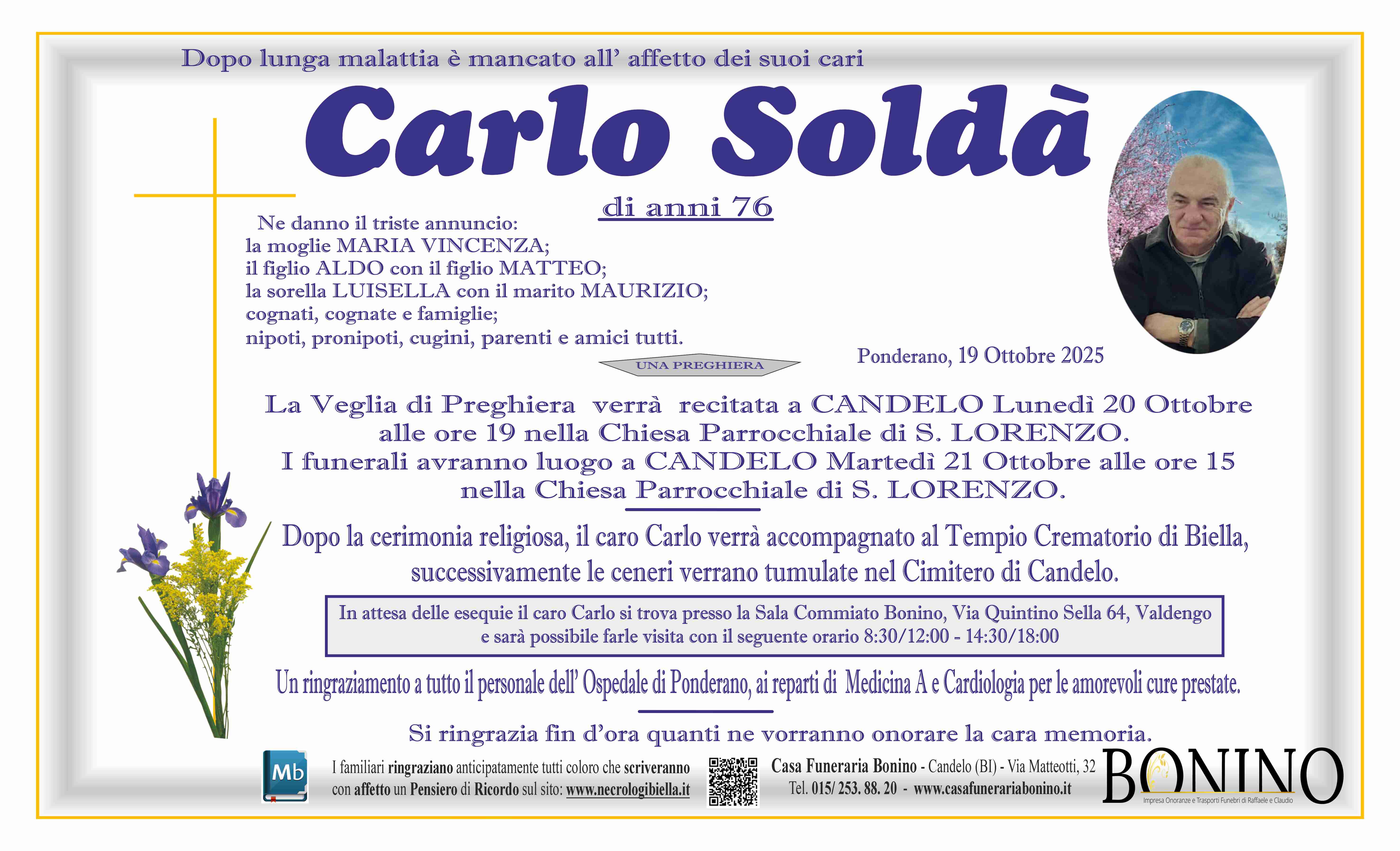 Annuncio famiglia