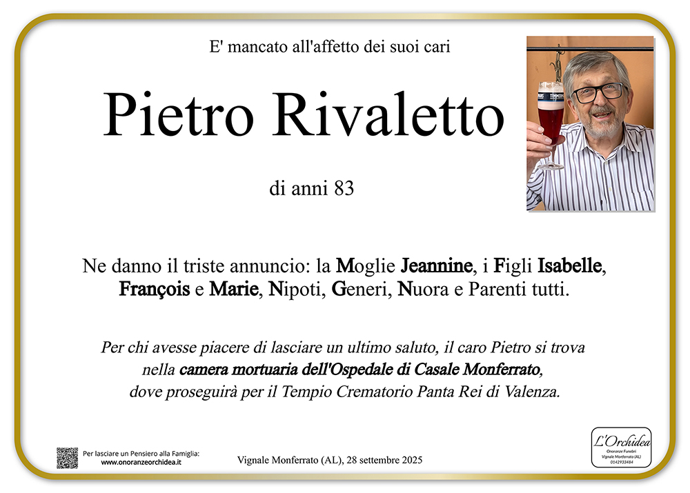 Annuncio famiglia
