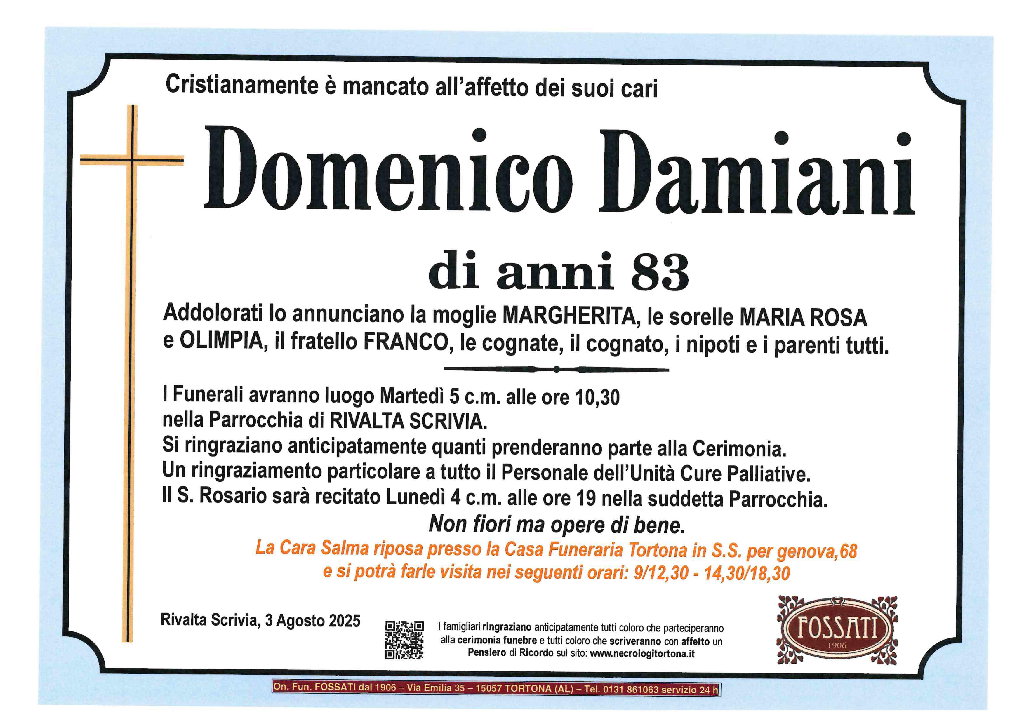 Annuncio famiglia