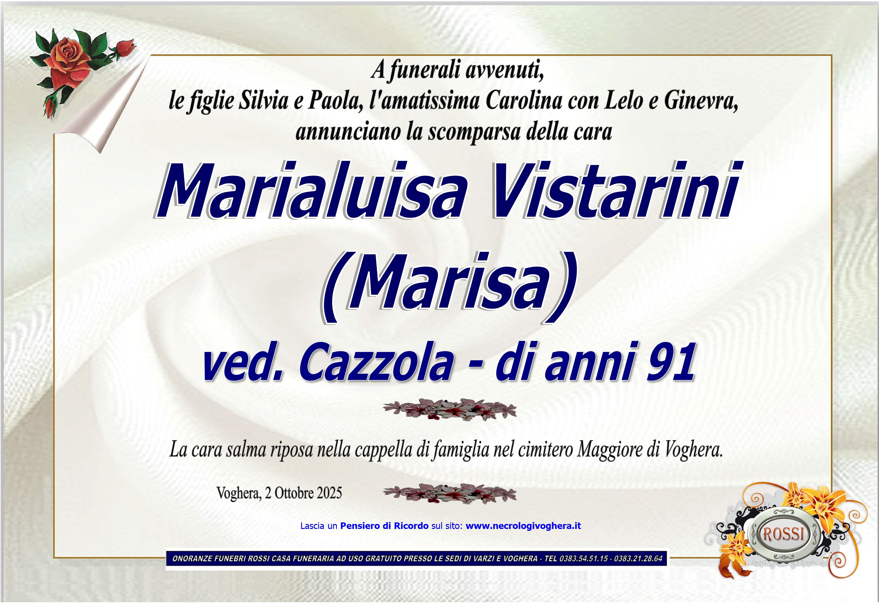 Annuncio famiglia