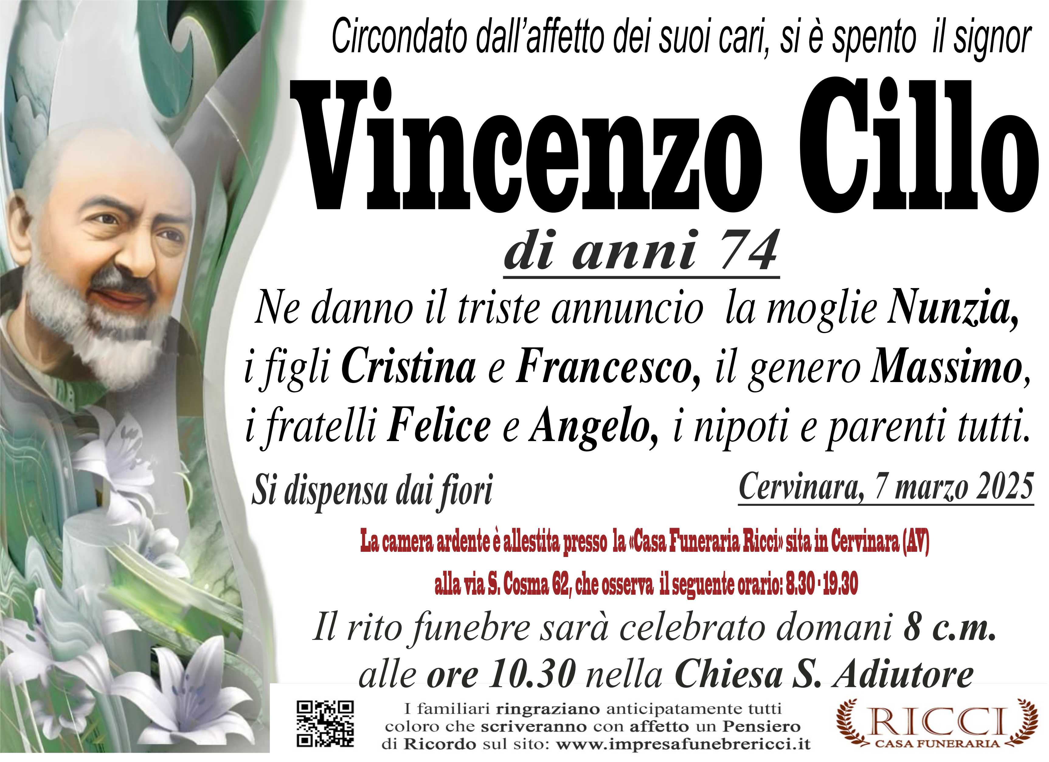 Annuncio famiglia