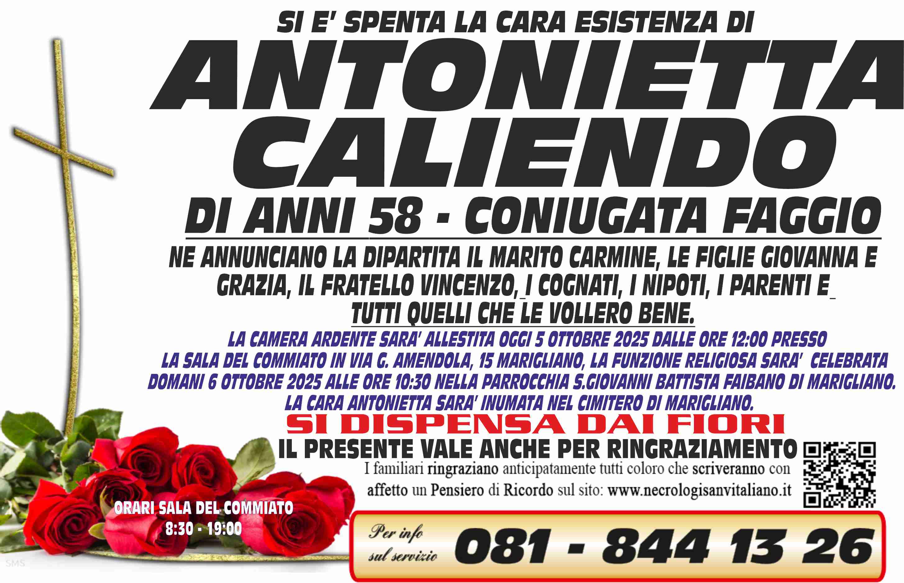 Annuncio famiglia