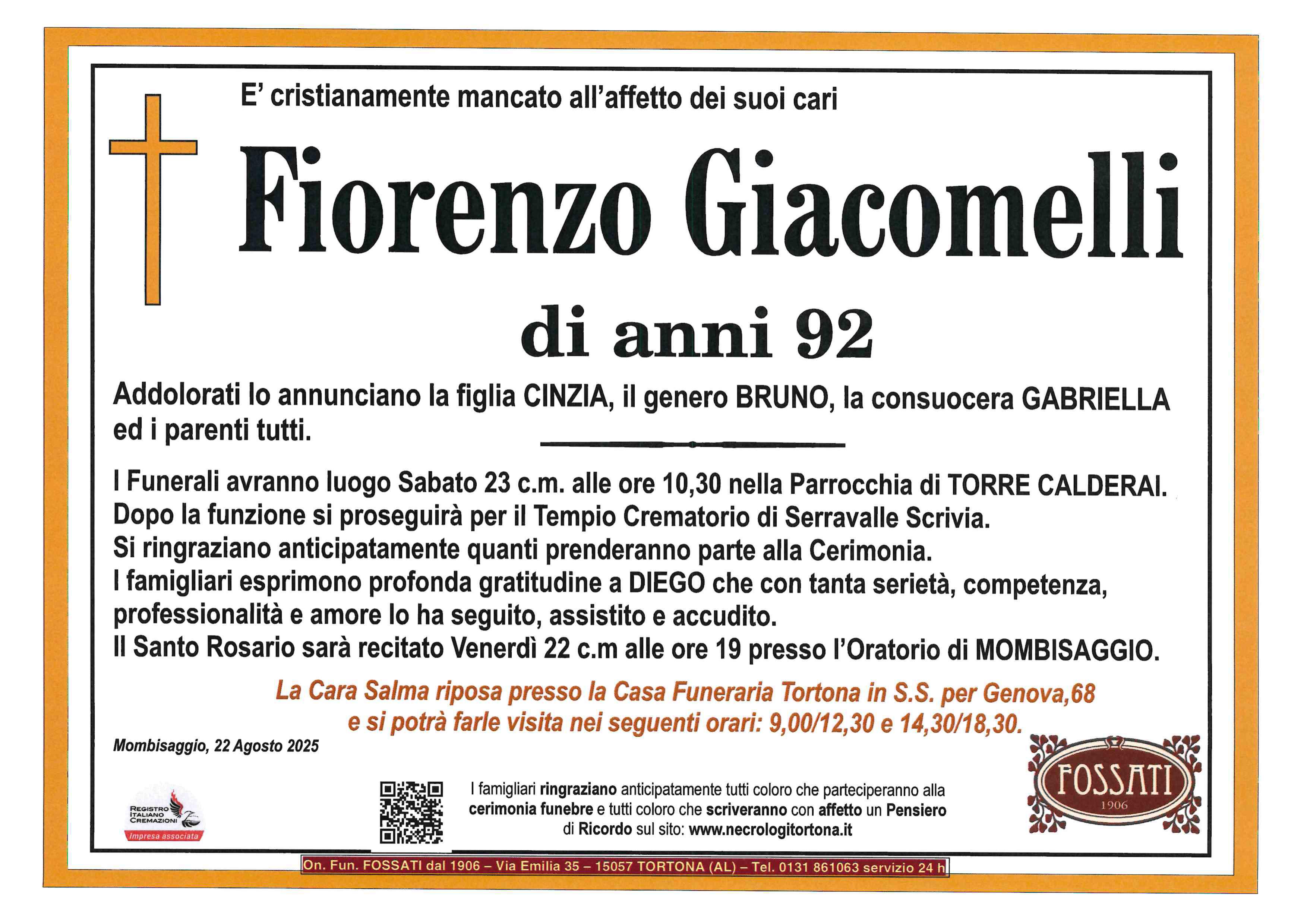 Annuncio famiglia