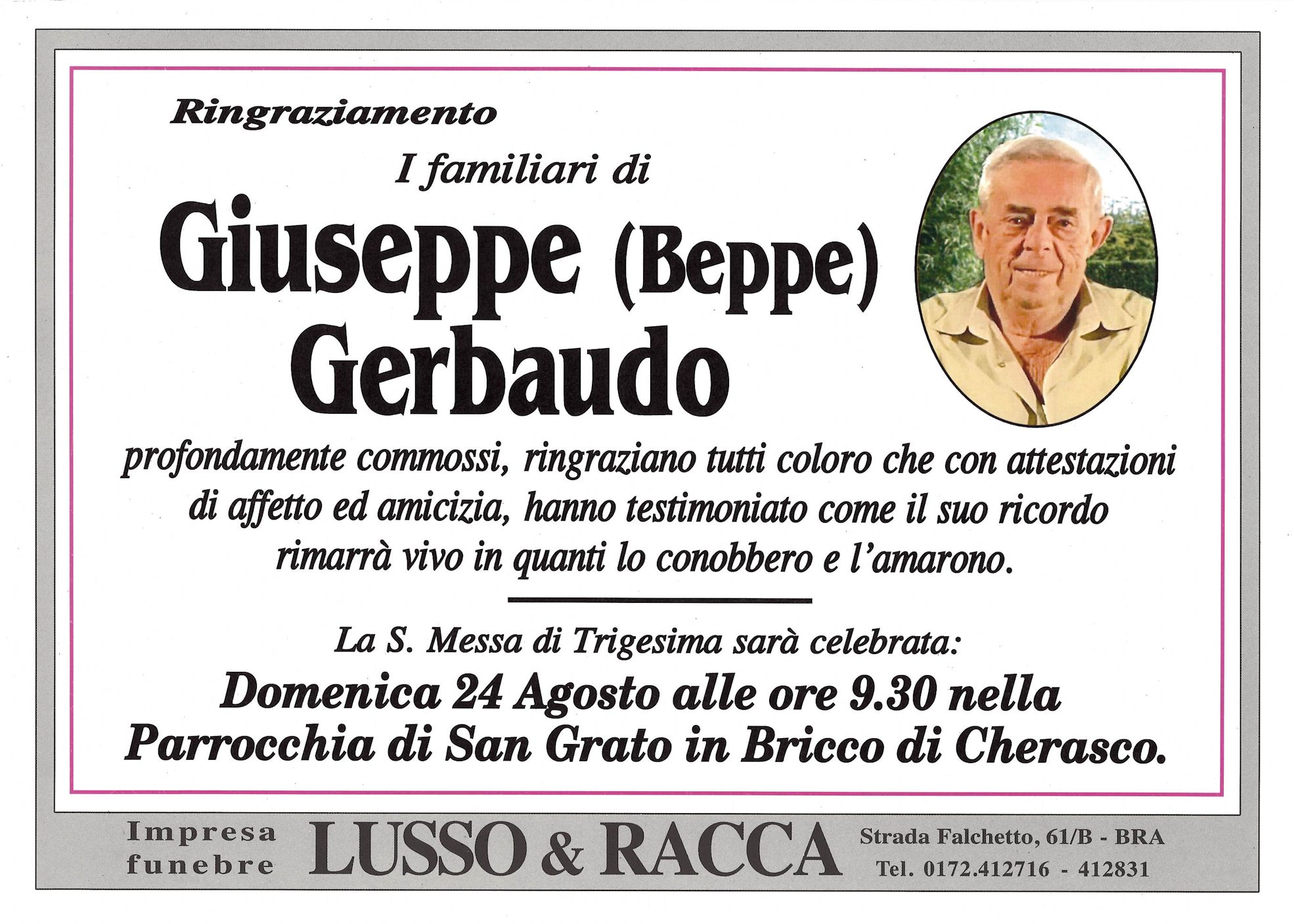 Ringraziamento