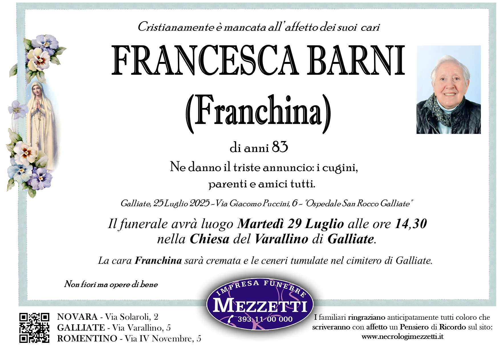 Annuncio famiglia