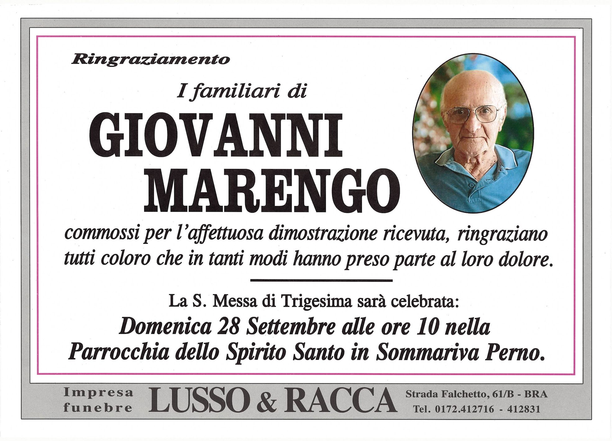 Ringraziamento