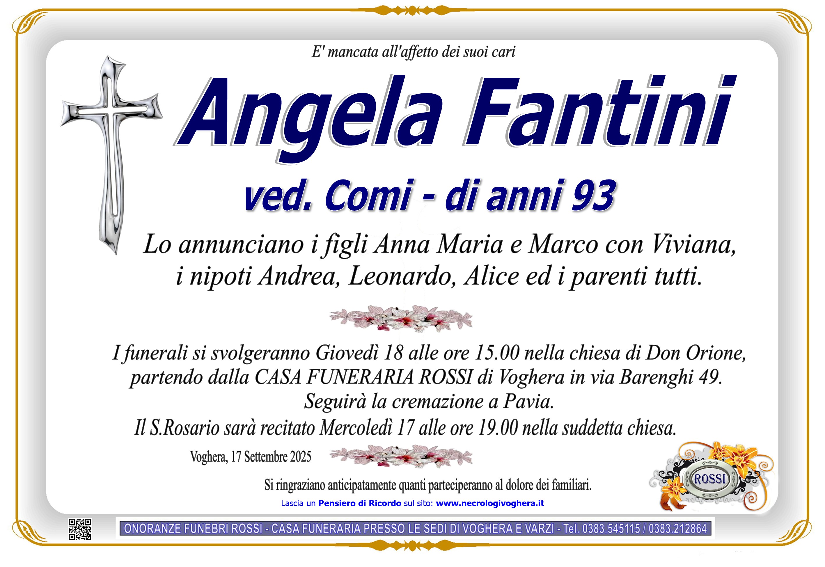 Annuncio famiglia