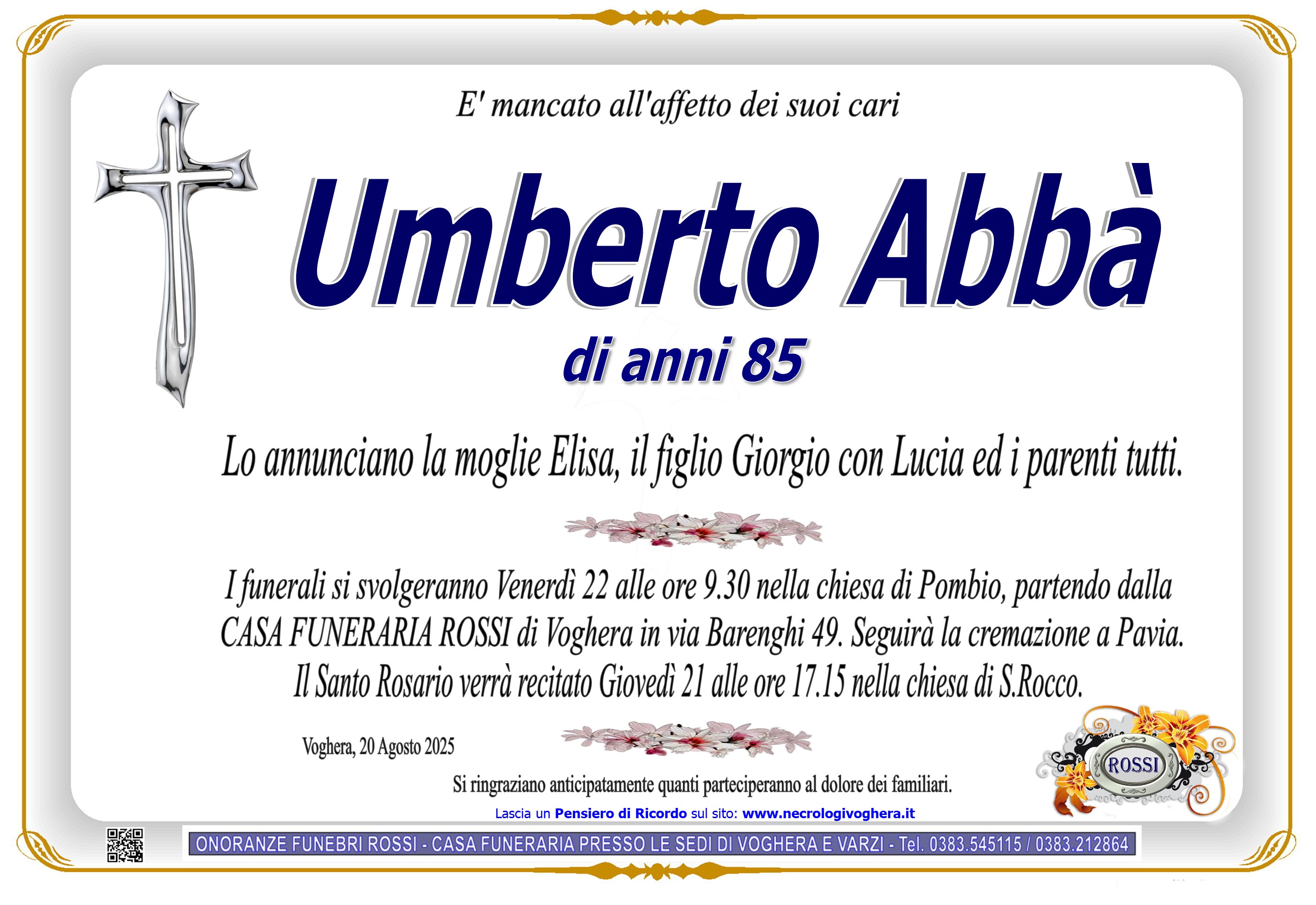 Annuncio famiglia