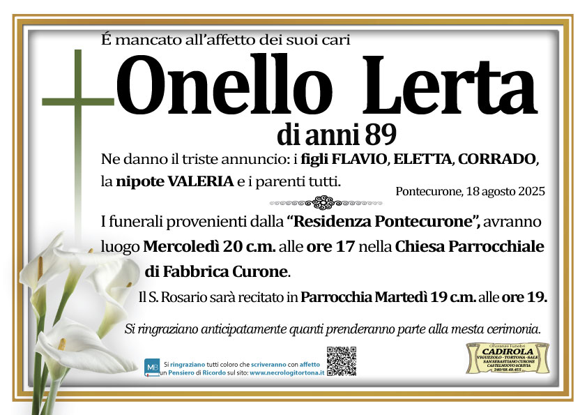 Annuncio famiglia