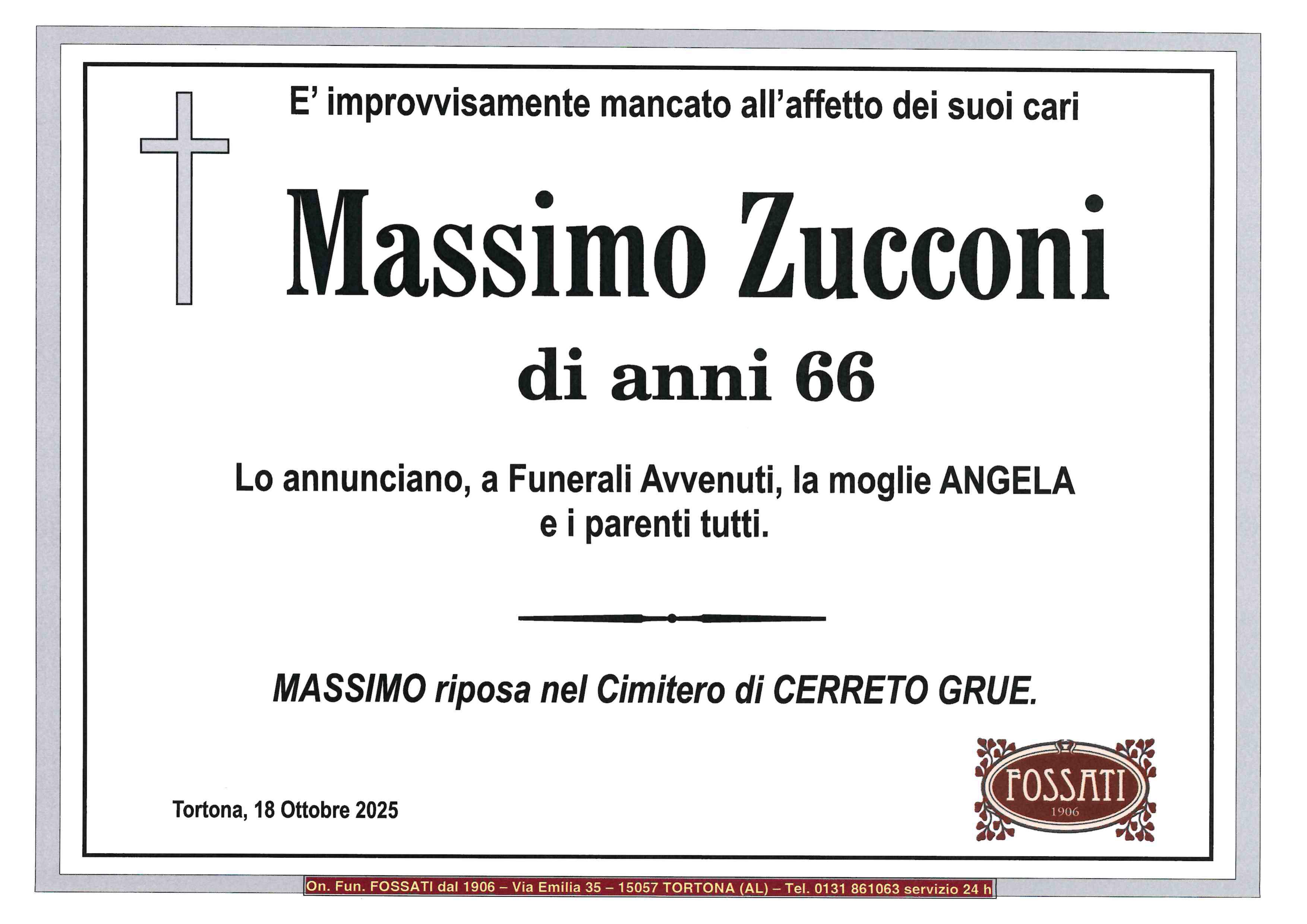 Annuncio famiglia