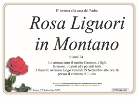 Rosa Liguori In Montano (VA) 